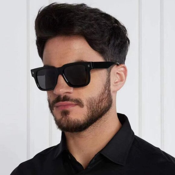 BRAND NEW Burberry BE4394 300187 Black Dark Grey Unisex Square Sunglasses - Picture 12 of 12